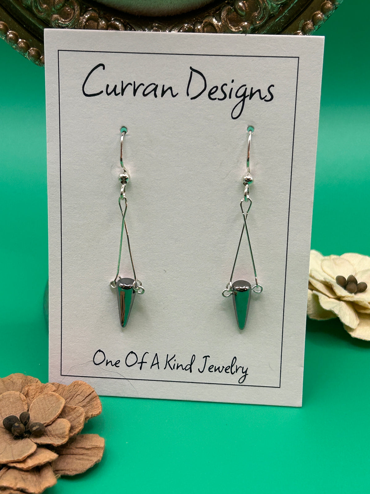 Sterling Silver and Hematite Earrings