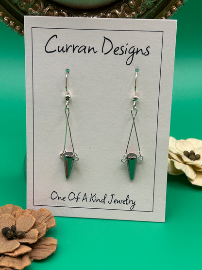 Sterling Silver and Hematite Earrings