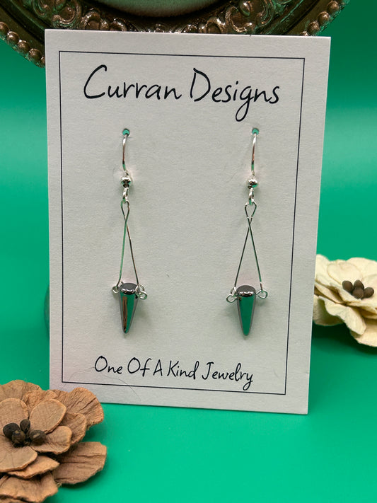 Sterling Silver and Hematite Earrings