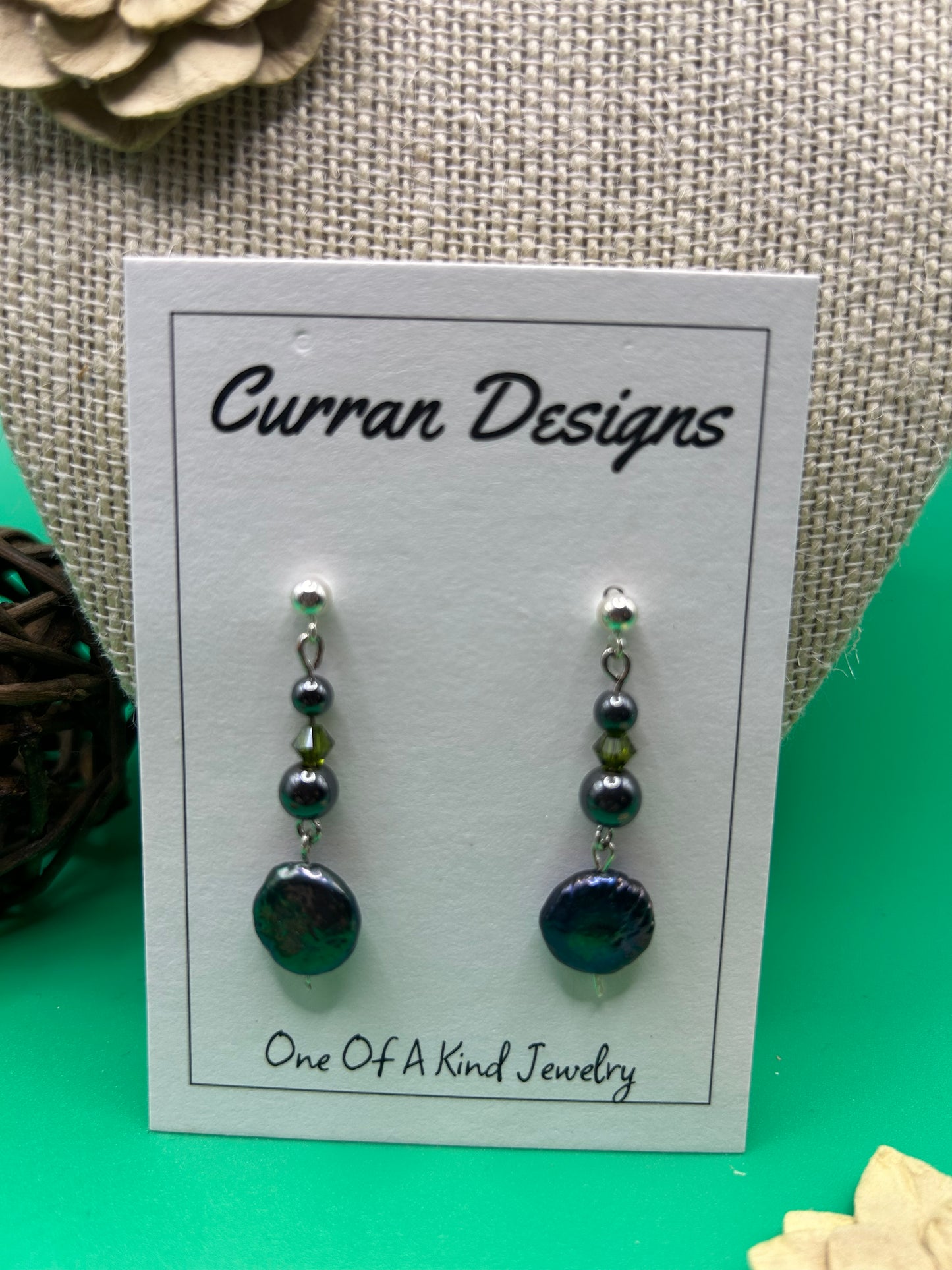 Black Pearl Earrings