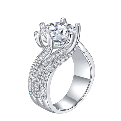 Moissanite 5CT Diamond Ring