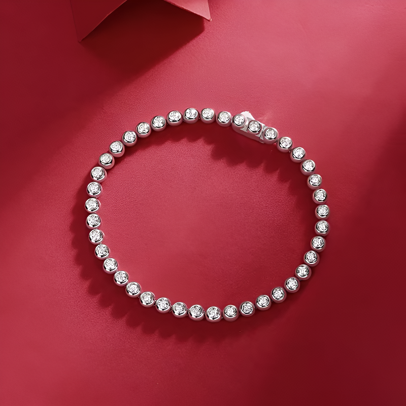 Moissanite Tennis Bracelet
